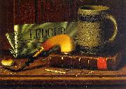 William Michael Harnett Philadelphia Public Ledger oil painting
